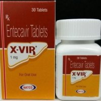 X-Vir 1 mg (Энтекавир) Natco 30 таблеток