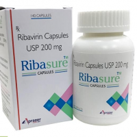 Ribasure (Рибавирин 200 mg) Aprazer Healthcare Pvt. Ltd./ India 140 капсул