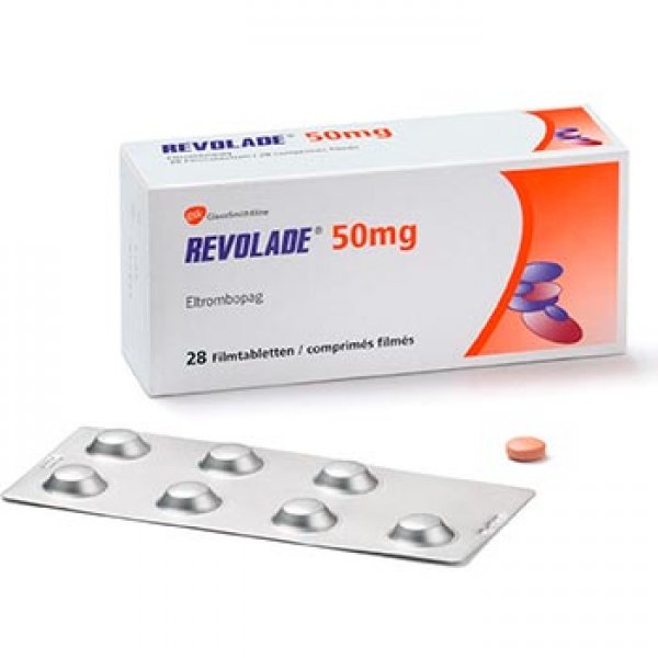 Револейд (Элтромбопаг) Eltrombopagum 50 mg 7 tab GlaxoSmithKline