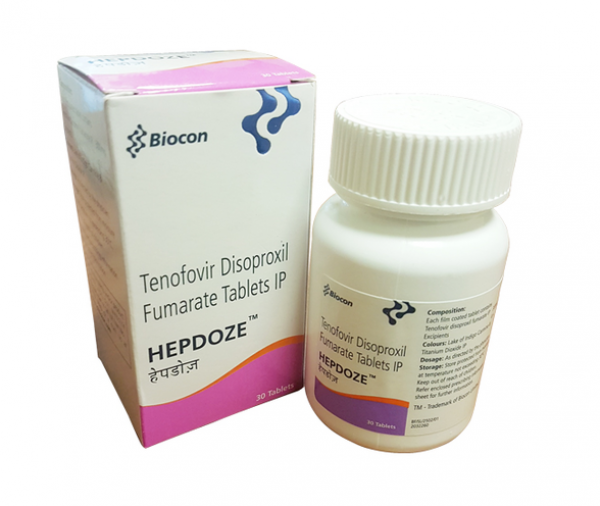 Hepdoze (Тенофовир) Biocon 30 таблеток