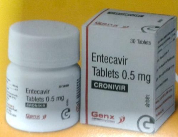 Cronivire 0,5 мг (Энтекавир) Hetero 30 таблеток