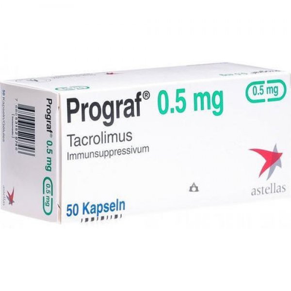 Prograf (Такролимус) 0,5 мг Astellas